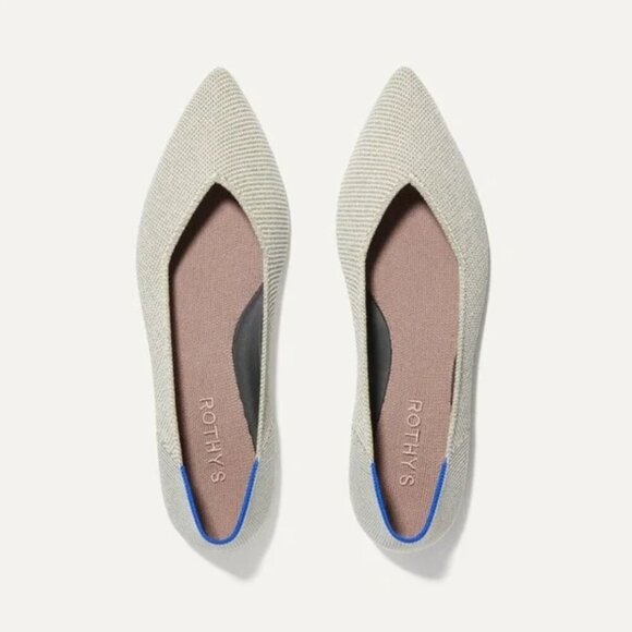 NWOB Rothy's The Point II Flat in Diamond Twill - Picture 4 of 17